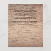 Papier Mariage de la date de sauvegarde du code de numéri (Dos)