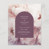 Papier MARIAGE de l'Arc Élégant du budget Regal Purple Pe (Devant)