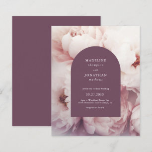 Papier MARIAGE de l'Arc Élégant du budget Regal Purple Pe