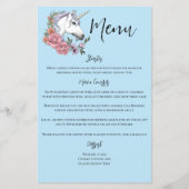 Papier Mariage de licorne blanche (Devant)
