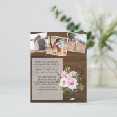 Papier Mariage de Merci de  de la Monnaie Rose (Debout devant)