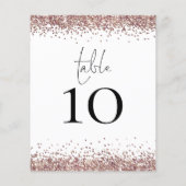 Papier Mariage de Parties scintillant rose or non blanc (Dos)