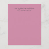 Papier MARIAGE de Parties scintillant rose or Rose (Dos)
