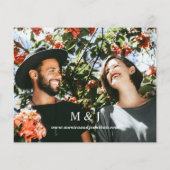 Papier Mariage de paysage photo noir et blanc Budget (Dos)