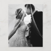 Papier Mariage de PHOTO rustique Faire-part ou budget Inv (Dos)