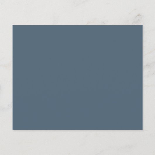 Papier Mariage de script bleu foncé minimal du budget Dat (Dos)