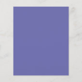 Papier Mariage de script de code QR budgétaire bleu RSVP (Dos)