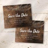 Papier Mariage de script de pinceau Rustique Bois