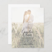 Papier Mariage de superposition florale tout-en-1 rose (Devant / Derrière)