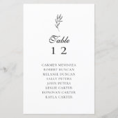 Papier Mariage de tableau de bord élégant et minimal du b (Devant)