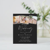 Papier MARIAGE de tendance BUDGET couleurs NOIR et rouge (Debout devant)