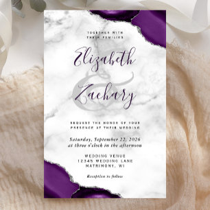 Papier Mariage des coins marbrés d'âge argenté Budget Pur