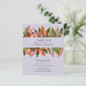 Papier MARIAGE des congés d'automne du budget (Debout devant)