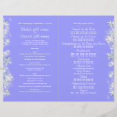 Papier Mariage d'étoiles de plage blanc violet (Devant)