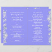 Papier Mariage d'étoiles de plage blanc violet (Devant / Derrière)