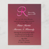 Papier Mariage du budget Crimson rouge valeur Extraordina (Dos)