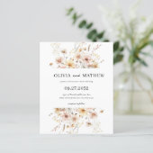 Papier MARIAGE du Fleur sauvage du budget Whimssical Rust (Debout devant)