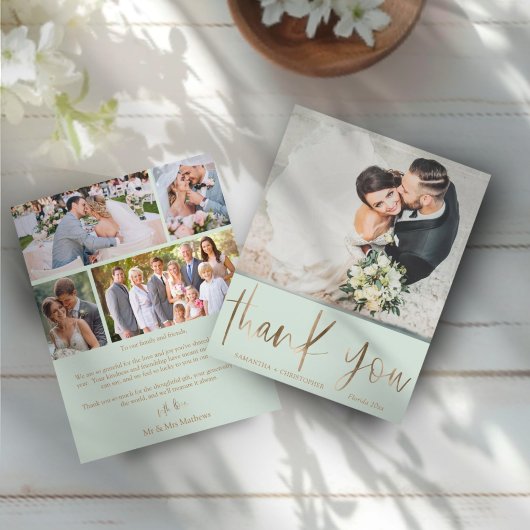 Papier Mariage Écolo et Économique : Remerciements