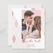 Papier Mariage élégant et élégant Abstrait photo sophisti (Devant)