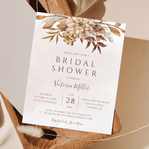 Papier Mariage Élégant Moderne Automnal de Budget pour un