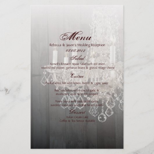 Papier Mariage en bois de grange rustique (Devant)