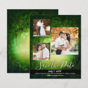 Papier Mariage en forêt verte enchantée, photo de sauvega