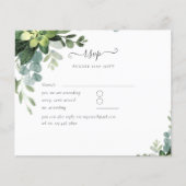 Papier Mariage espagnol NUESTRA BODA Eucalyptus Verdure (Devant)