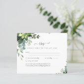 Papier Mariage espagnol NUESTRA BODA Eucalyptus Verdure (Debout devant)