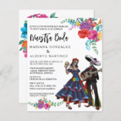 Papier Mariage espagnol Nuestra Boda Jour des Morts (Devant / Derrière)