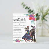 Papier Mariage espagnol Nuestra Boda Jour des Morts (Debout devant)