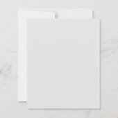 Papier Mariage Fantaisiste Monogramme Noir et Blanc à Pet (Dos)