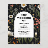 Papier Mariage Fleur sauvage de Boho Elegant Budget (Devant)
