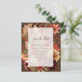 Papier Mariage Floral d'Automne - Budget Bourguignon Oran (Debout devant)