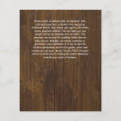 Papier Mariage Floral d'Automne - Budget Bourguignon Oran (Dos)