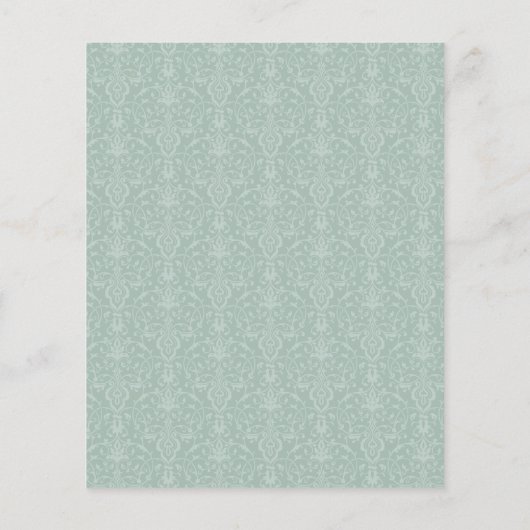 Papier Mariage floral de broche budgétaire et de script o (Dos)