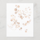 Papier Mariage floral de pêche printanière budgétaire (Dos)