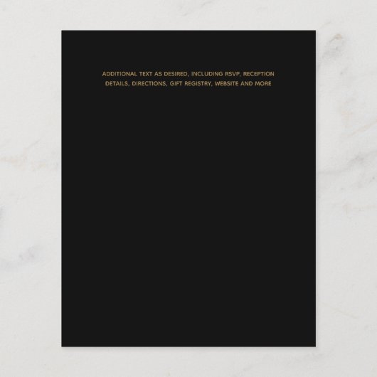 Papier Mariage Fuchsia Gold Budget (Dos)