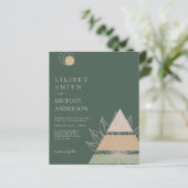 Papier Mariage géométrique japonais Abstrait (Debout devant)