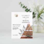 Papier Mariage géométrique japonais Abstrait (Debout devant)