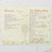 Papier Mariage Inséparable Art nouveau (Dos)