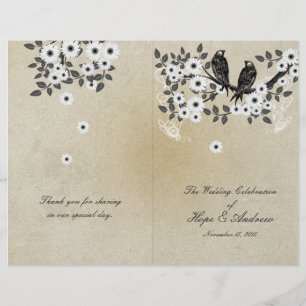 Papier Mariage Inséparable forestier enchanté