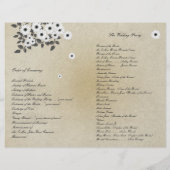 Papier Mariage Inséparable forestier enchanté (Dos)