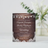 Papier Mariage Invitation Petit Budget Jarres Rustiques a (Debout devant)