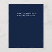 Papier Mariage LeahG Budget Marine Silver Deco (Dos)