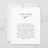 Papier Mariage Moderne Élégant de Budget (Dos)