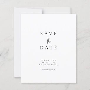 Papier Mariage Moderne Photo Économique Save The Date