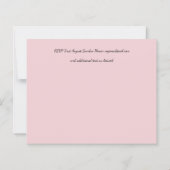 Papier Mariage moderne rose verdure (Dos)