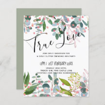 Mariage moderne rose verdure