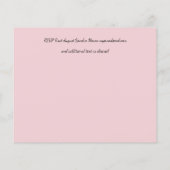 Papier Mariage moderne rose verdure (Dos)