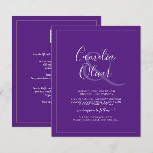 Papier MARIAGE monochrome tout-en-1
